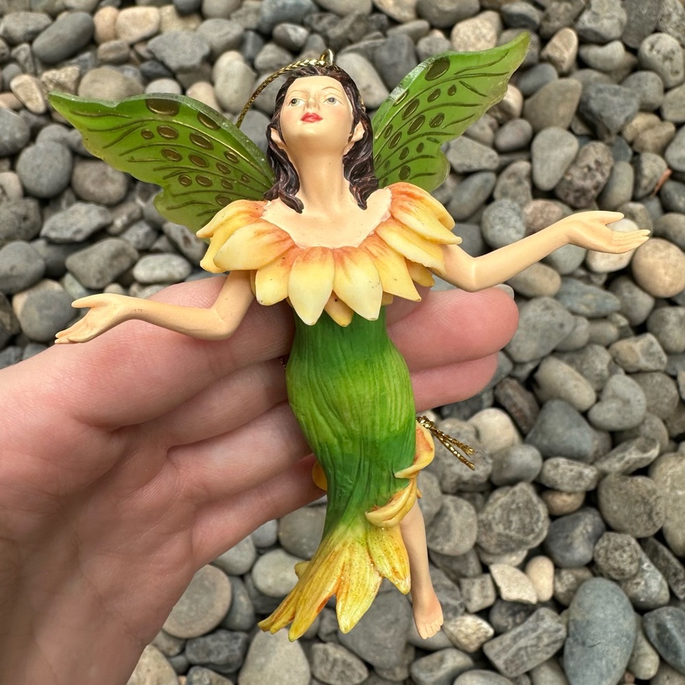 Ashton Drake On Wings of Light The Sunflower's Glow Collectible Fairy Ornament